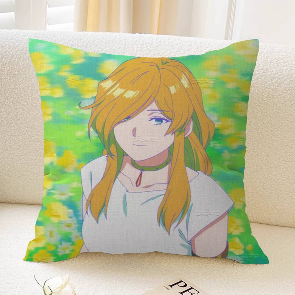 Japanese Anime Frieren Beyond Journeys End Lucky Dragon pillow cover sofa cushion cover home room decoration children gift