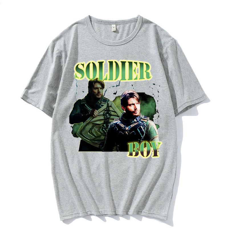Beperkt The Soldier Boy Jensen Ackles Grafisch T-shirt Heren Mode Trending Oversized T-shirt Unisex Ronde Hals Katoenen T-shirt Tops