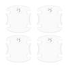 4PCS Transparent Car Door Anti-collision Protector Bumper Strip Sticker For Citroen C1 C2 C3 C4 C5 C6 C8 C4L DS3 DS4