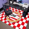 1PC Psv Sports Emblem Floor Mat for Living Room, Game Rooms, Office, Bedroom, Office Floor Mat Playful Design, Christmas fan gifts
