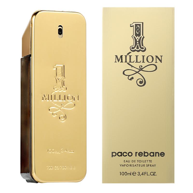 New Gold Millionaire Men s Perfume 100ml Allure Woody Leather Fragrance 100ml
