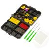 328pcs Carp Fishing Equipment Kit Carp Fishing Tackle Box Include Swivels Bait Float Fishing Needles Fishing Accessories