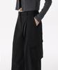 MUSINSA STANDARD WOMAN Women'S Parachute Cargo Slacks [Black]