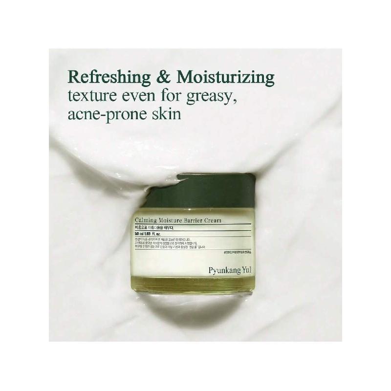 Pyunkang Yul - Calming Moisture Barrier Cream 50ml ,Instantly Soothes Sensitive Skin,Hyaluronic Acid & Ceramide for Hydration, Vegan, Korean Skincare