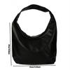 Women's PU Leather Handbag Large Capacity Soft Shoulder Bag Vintage Tote Purse for Work Travel Shopping Daily Use