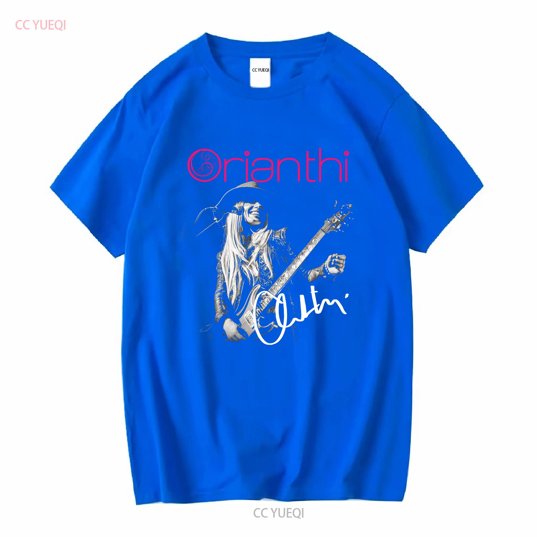 Rare Orianthi T Shirt Black Men For Fans S 5XL 1N1430 vintage Washed homme Top For Everyday Wear Unisex Casual Versatile S