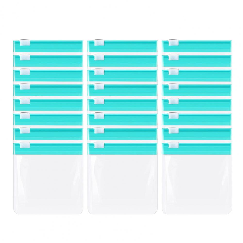 24Pcs 3" Pill Pouch Bags Zippered Storage Bags Good Sealing Reusable Translucent Medicine Organizer Self Sealing Pill Bags