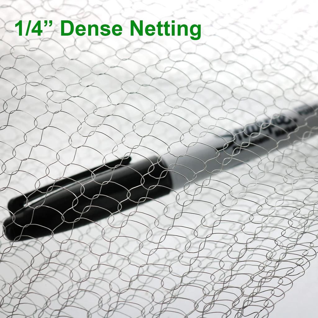 Stainless Steel Gardening Guard Net Baskets Plant Root Protection Mesh Bags Plant Flowers Insect Mouse Wire Prevention Cover