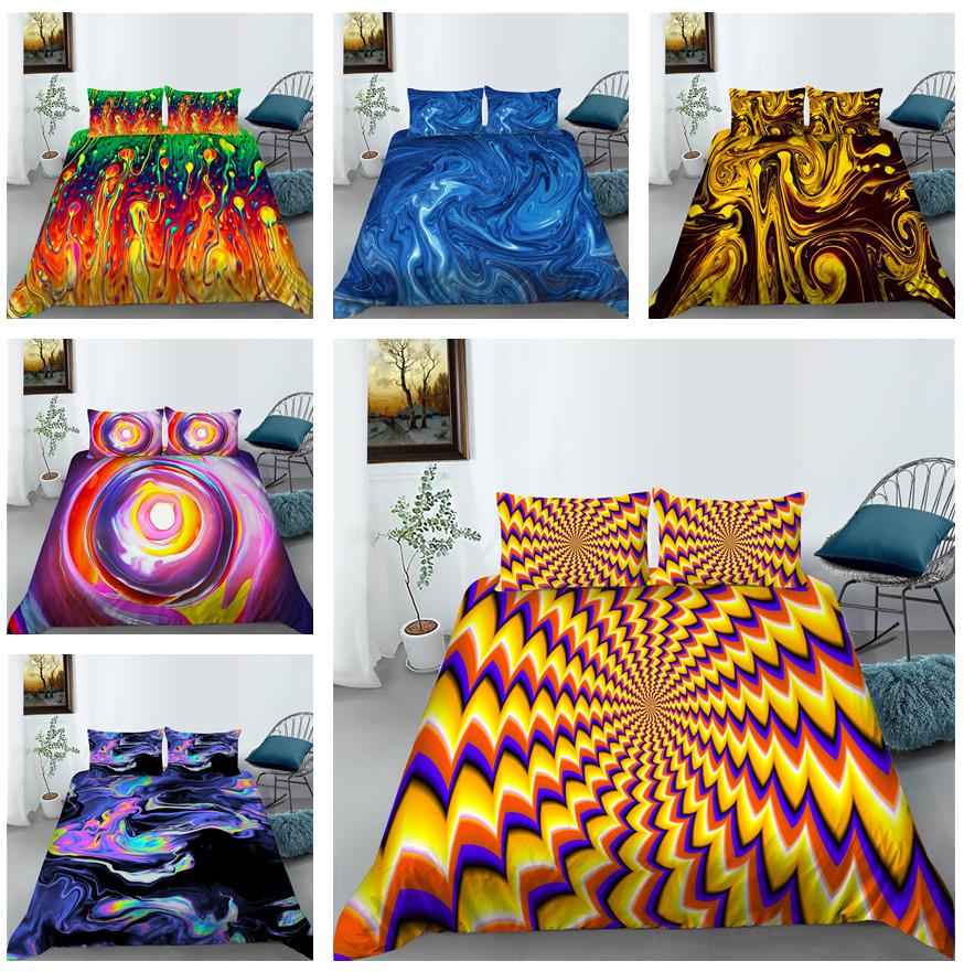 

Домашнее постельное белье Спальня Красочное одеяло Одеяло Подушка Комплект постельного белья AU / EU / US полноразмерное украшение для дома