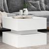 VidaXL Coffee Table with LED Lights, End Table, Side Table, Living Room Furniture, Home Interior, 839854