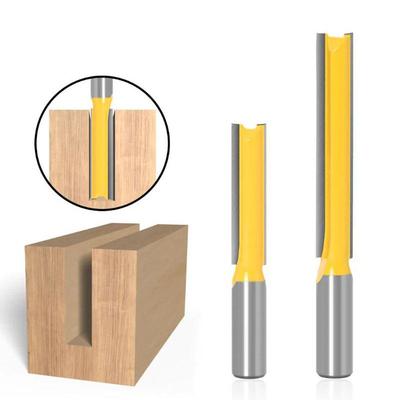 Broca enrutadora recta/Dado de 1/2 pieza de 1/2" de diámetro. X 2 "X 3" longitud 1/2 pulgadas 12mm vástago cortador de carpintería herramienta de corte de madera