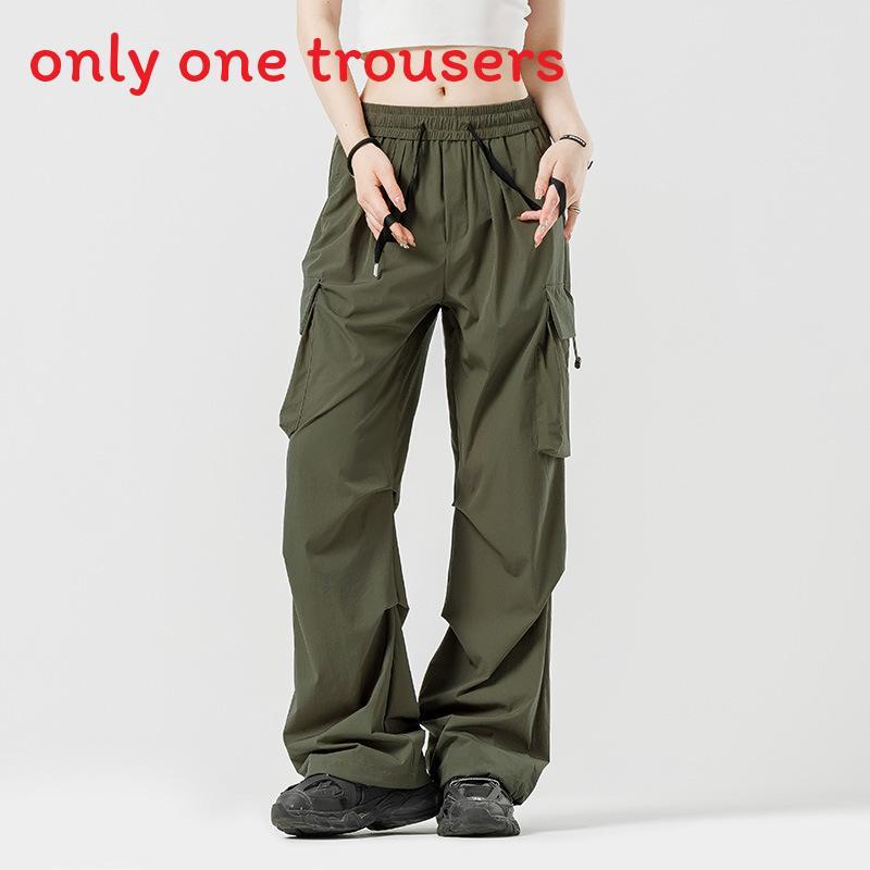Summer Streetwear Cargo Pants With Multiple Pockets For Men And Women