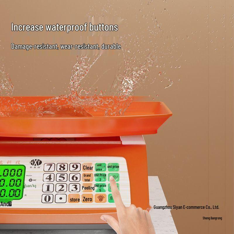 Commercial Kitchen Weighing Scale for Produce and Fruit