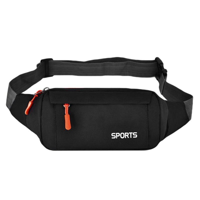 Men's Breast Bag Waterproof Outdoor Sports Bags Oxford Pouch Korean-style Waist Bag Fanny Pouch Crossbody Male Banana Bag