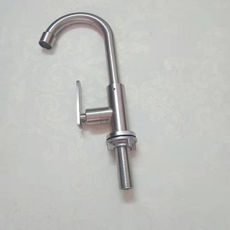 

304 Stainless Steel Kitchen Cold Water Faucet for Sink