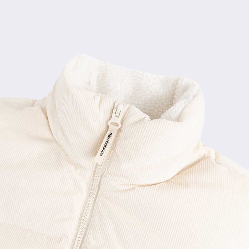 New Balance Down Jackets Unisex White Stand Collar Thickened Other NC5PC44393-IV