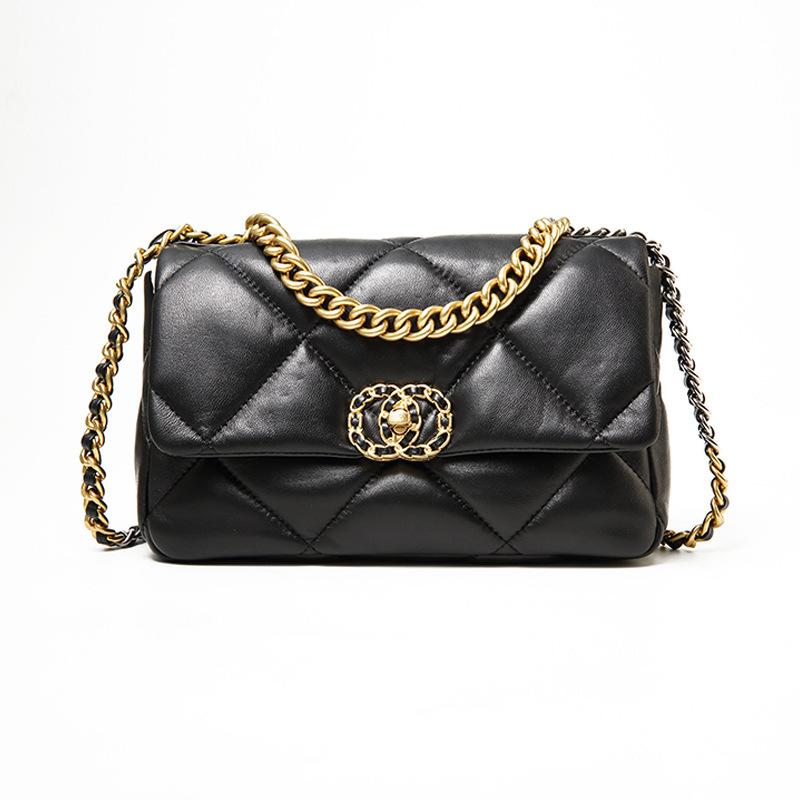 

Новая кожаная ромбовидная сумка-мессенджер через плечо, модная, универсальная, с высоким чувством стиля, портативная женская сумка