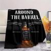 JACK DANIELS whisky printing Flannel Blanket Bedroom Sofa Camping Warm blanket Gifts for family and friends-MJ001