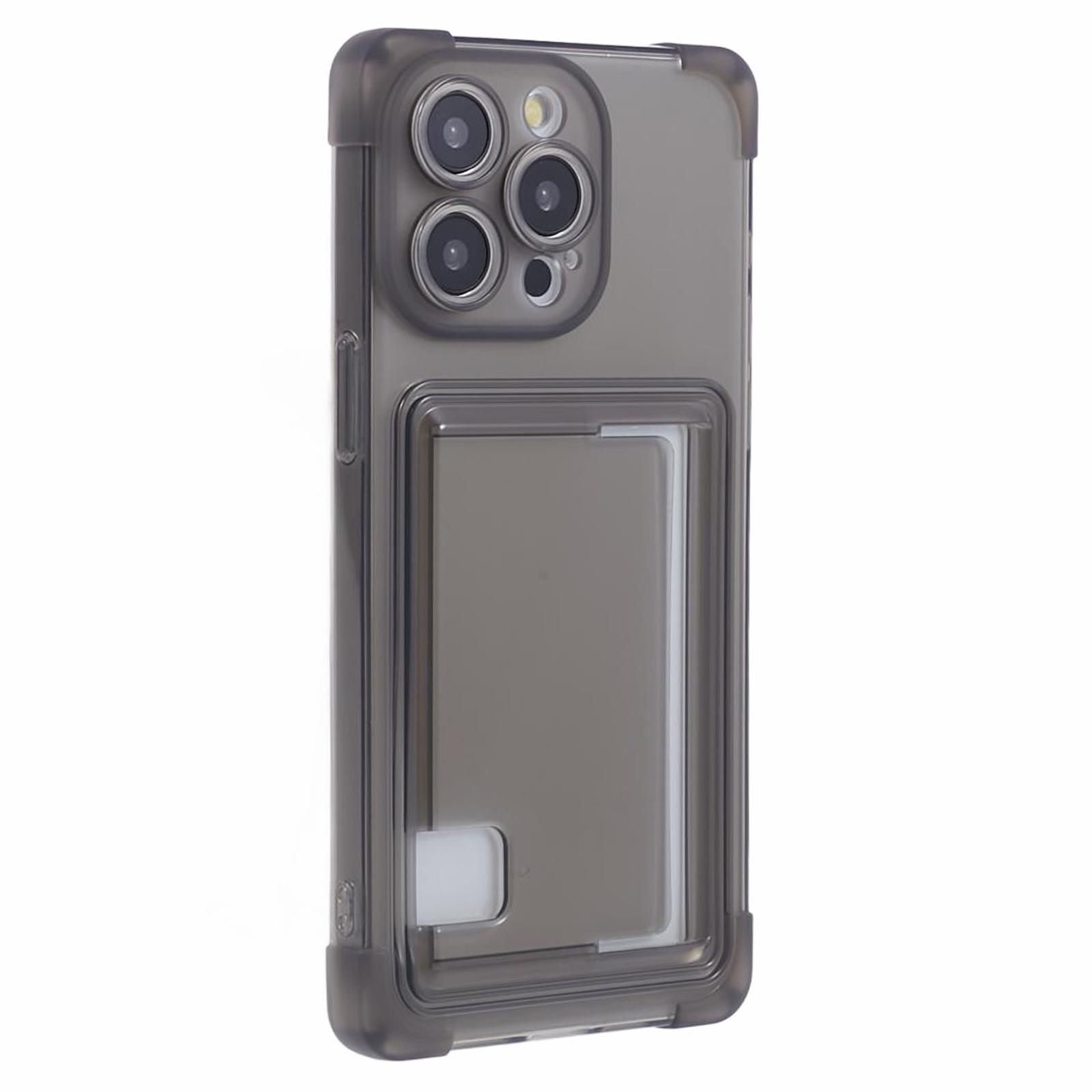 

Серия HRX для iPhone 15 Pro TPU Чехол для телефона с держателем для карт A
