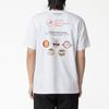 New Era Simple Casual Round Neck Printed Straight T-Shirt Unisex Tops Gray 12715354