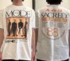 Remake Depeche Mode Rock Band Sacred Europe Tour T Shirt 2 Sided NH25994 Unisex T-Shirt