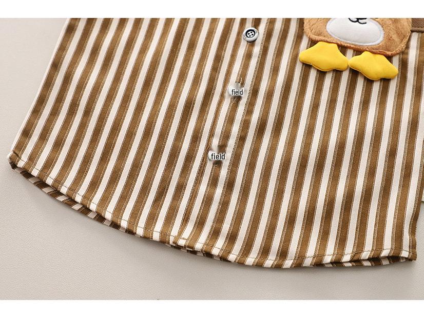 Stylish Autumn Baby Boy Three-Piece Set: Trendy Toddler Outfit for 1-2 Year Olds