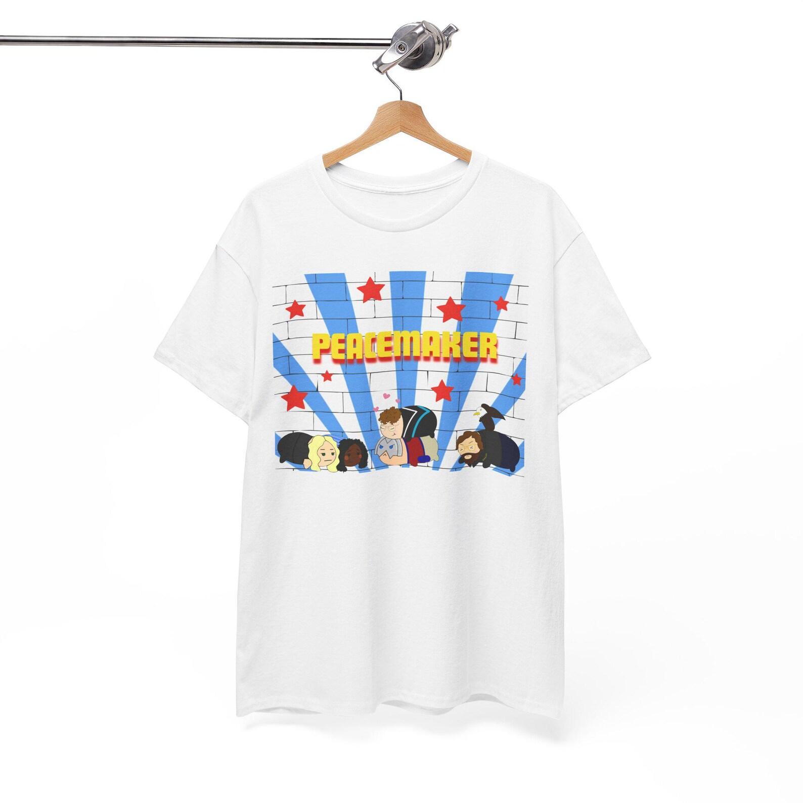 Peacemaker cute tsum Graphic Tee | Casual Wear, Gift for Fans, Comic Shirt, DC XL