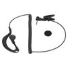 3.5MM Walkie Talkie Headset Earpiece Ear Hooked Clear Sound Quality 1 Pin Black for Two Way Radios