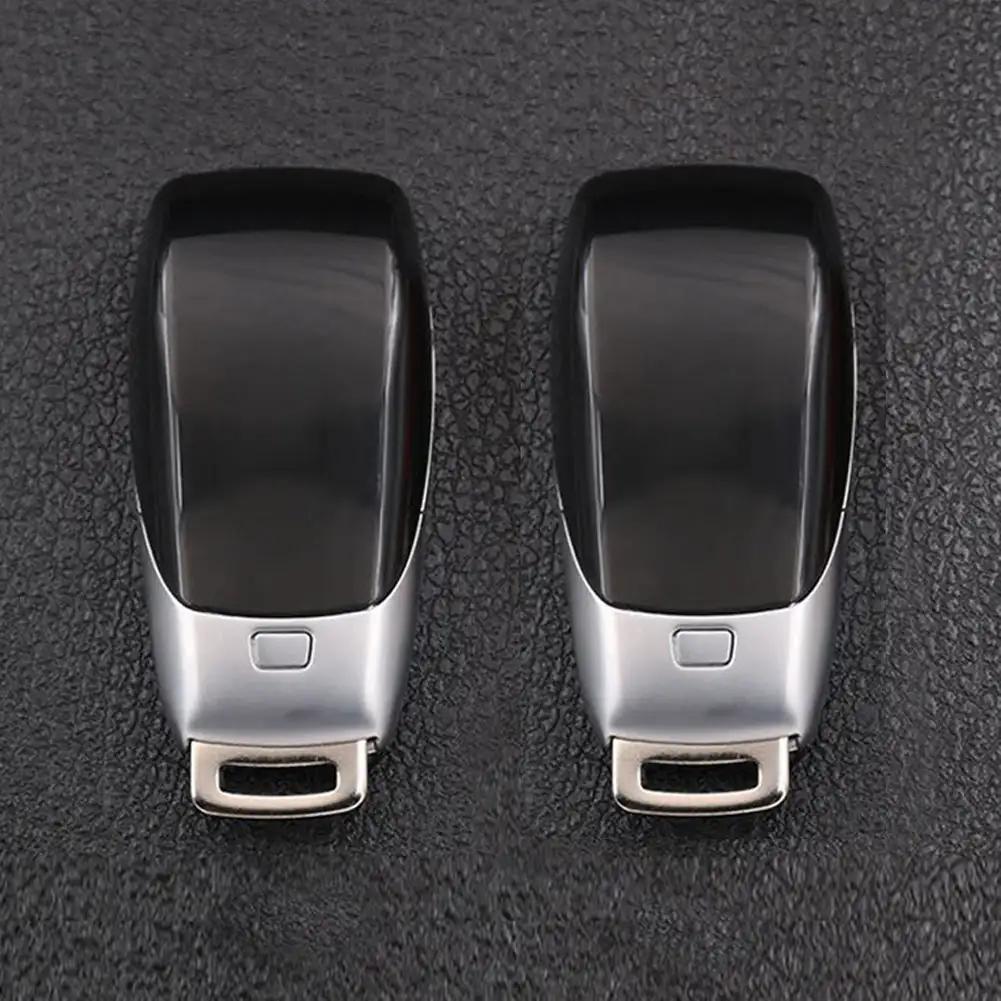 1PC Car Key Case Cover Rear Cover Protection Decoration For Mercedes-Benz C E S Class GLE For E-CLASS Coupe C207