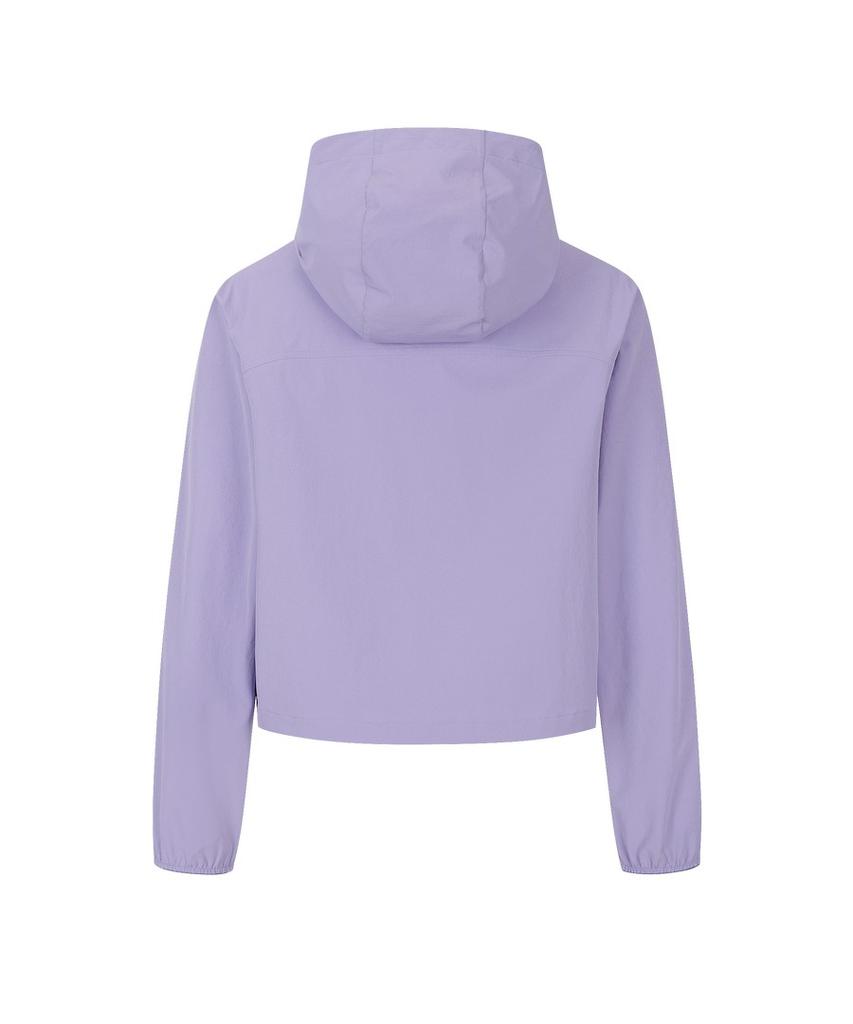 Discovery Expedition Women'S Freshvent Lightweight Woven Training Hooded Anorak (L.Violet)