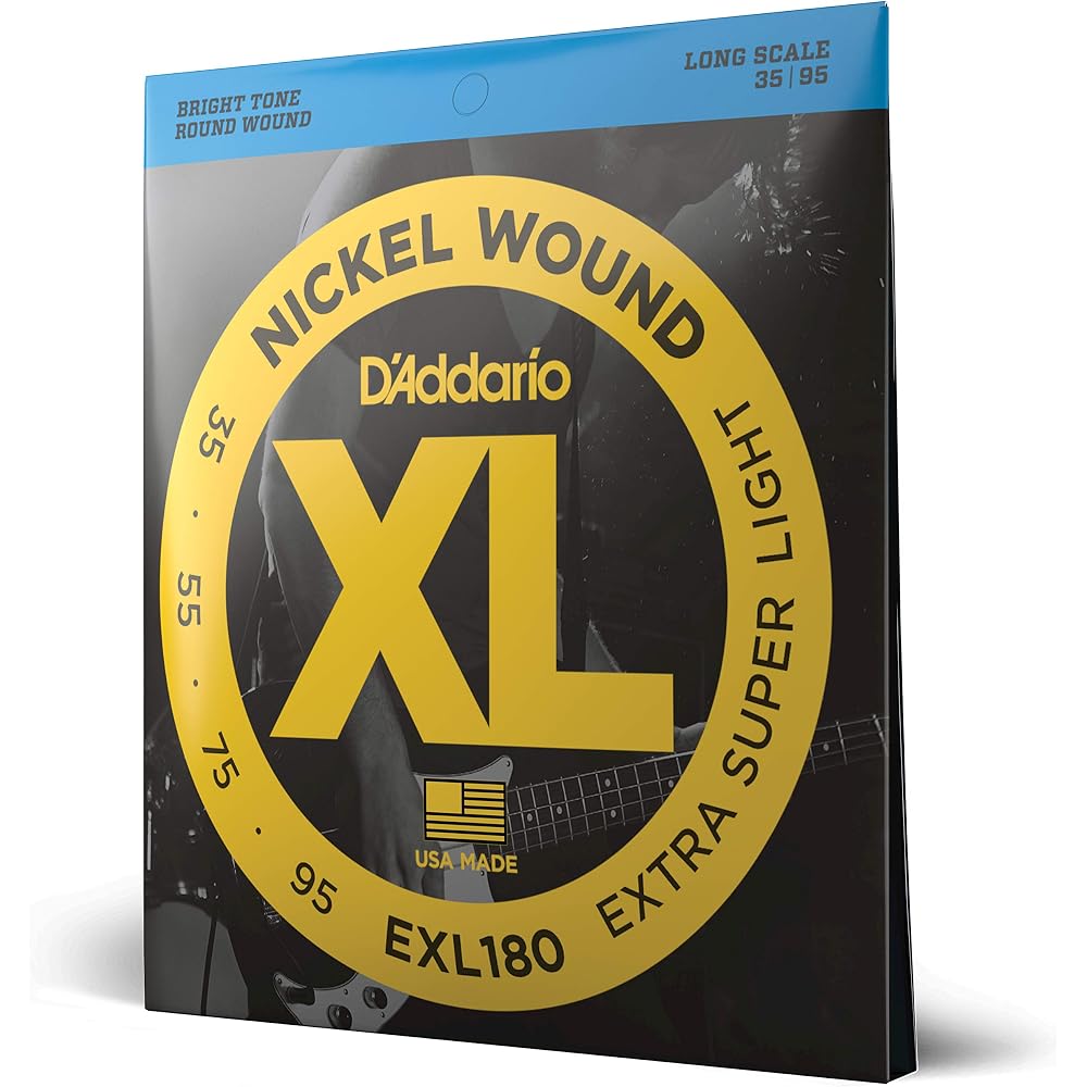 D'Addario Daddario Bass String Nickel Long Scale .035-.095 EXL180 [Domestic Genuine]