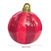 23.6 Inch Christmas Ball Christmas Indoor Outdoor Crafts Decoration PVC Inflatable Ball Family Christmas Holiday Party Ball
