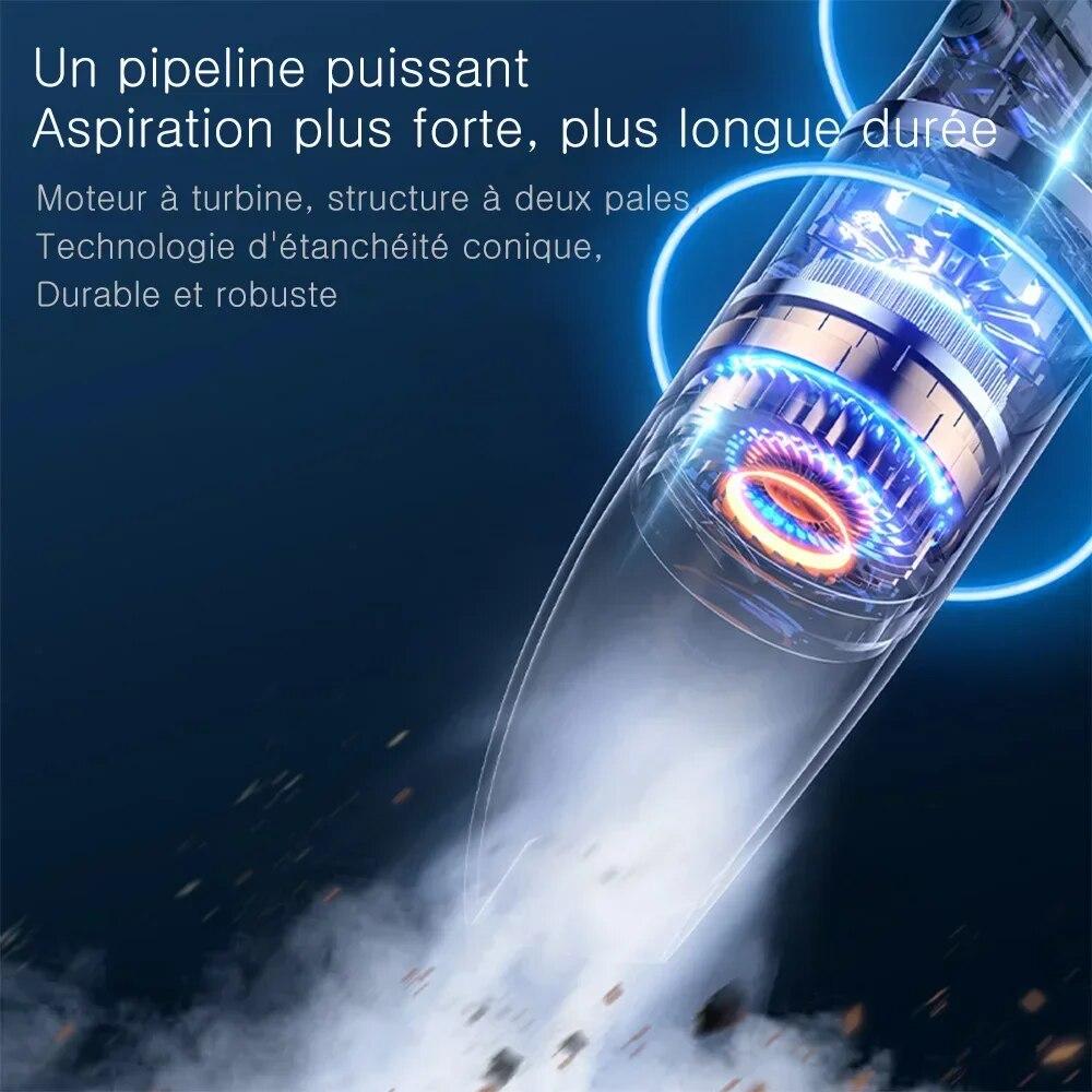 95000Pa Wireless Car Vacuum Cleaner Portable Cordless Powerful Strong Suction Handheld Cleaning Machine New Car Accessories 2023