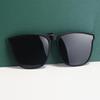 Flip-Up Polarized Clip-On Sunglasses - Large Frame, Lightweight, Unisex (2021)