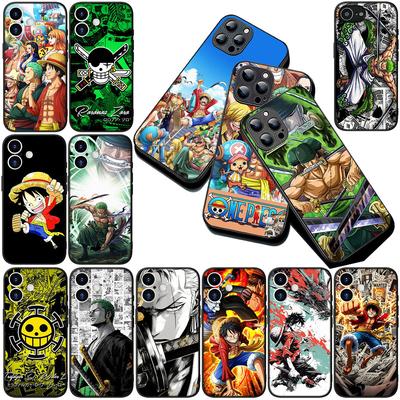 Cover for Motorola Moto G86 G57 E14 E15 G14 G34 G67 G84 G24 A54 G15 Power E22 Phone Case Anime Luffy One Piece Roronoa Zoro