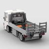Bricklink Technical Truck 8-wide Isuzu Elf Car Carrier Speed Vehicles Trailers City Transporters Building Blocks Kid Toys Gift