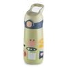 Children's Stainless Steel Insulated Straw Cup - Cute Cartoon Design for Kindergarten and Student Use