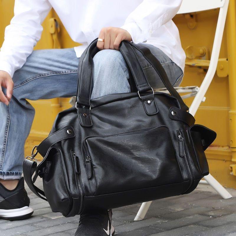Men's Business Casual Crossbody Laptop Briefcase & Backpack