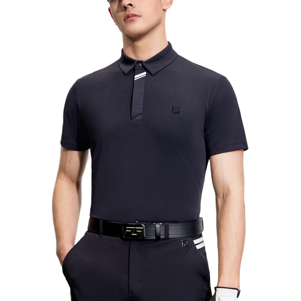 FILA Polo Shirt Men's Pitch Black A11M325125F-BK