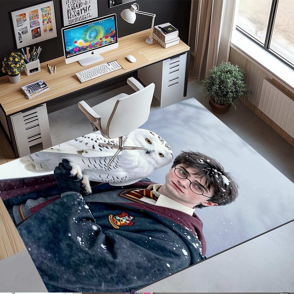 Harry Potter Printed Carpet,Rug,for Office Chair Living Room Bedroom Kitchen Room Decor Gifts.