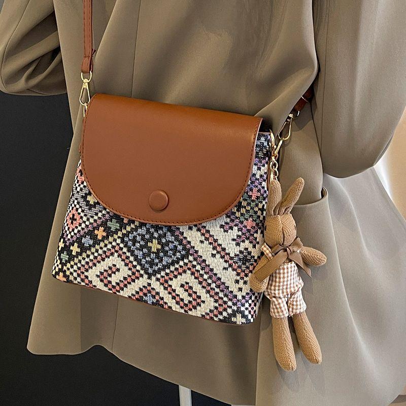 Ethnic Style Sub Bag for Women Mobile Phone Crossbody Bag for Women Shoulder Bag