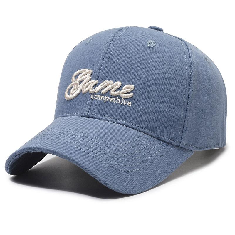 Nuova tendenza design ricamo lettera berretto da baseball uomo e donna cotone traspirante escursionismo pesca viaggio ciclismo sportivo cappello aderente