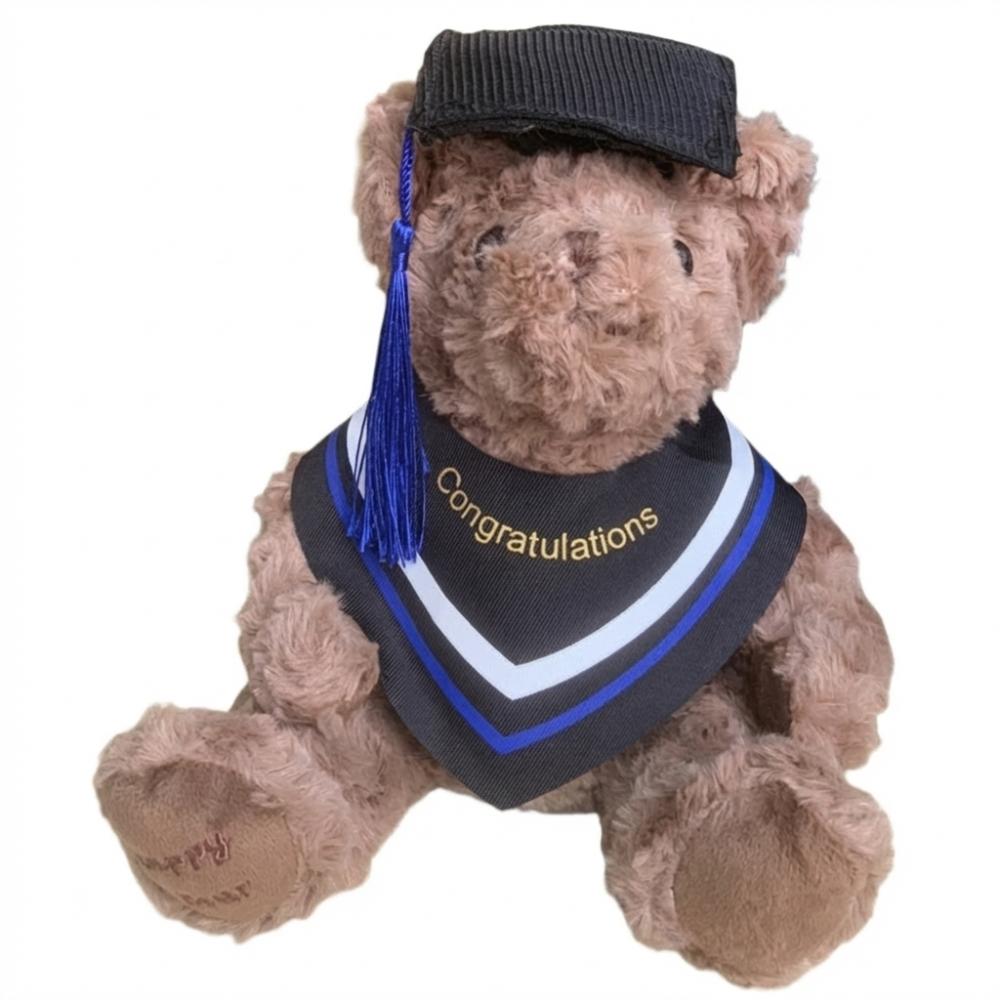 20cm Bear Plush Toy Graduation Season Graduation Bear Doctor Bear Doll  Birthday Present Style 2