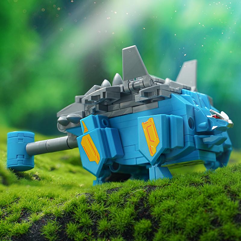 Keeppley Tyrannosaurus Bausteine Kinder Pädagogisch Zusammengebauter Velociraptor Starker Drachengott Dinosaurier Modell Trendiges Spielzeug