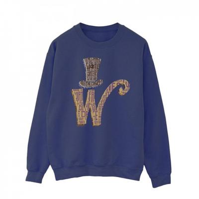 Willy Wonka Herr W Logo Hat Sweatshirt