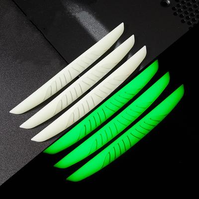 4 pezzi Strisce di Protezione Bordo Porta Auto Antigraffio Adesivo Protettore Anticollisione Specchietto Retrovisore Paraurti Piastra Battitacco Ammortizzatore