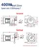 Integrated Gear Reducer Motor: 380V Horizontal, Small Variable Frequency, Low Speed, High Power, 220V Horizontal.