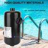 Scambiatore di Calore in Acciaio Inossidabile per Piscina Riscaldatore Termostato per Piscina Accessori per Attrezzatura