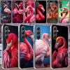 Flamingo Love Phone Case for Samsung A16 A26 A36 A56 A17 A37 A57 A07 A06 A02S A03 A04S A05S Galaxy Note 20 10 A50S A71 A51 A31 A