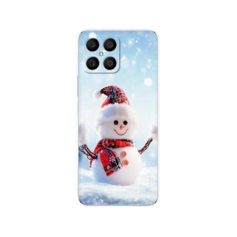 Husa pentru Honor X8 Husa din spate pentru HonorX8 Husa Honor X 8 Husa transparenta pentru telefon Geanta de protectie Tpu Husa din silicon moale Bara de protectie